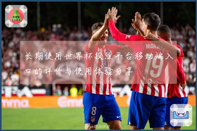 长期使用世界杯投注平台移动端入口的评价与使用体验分享
