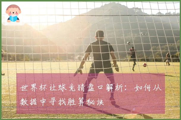 世界杯让球竞猜盘口解析：如何从数据中寻找胜算秘诀