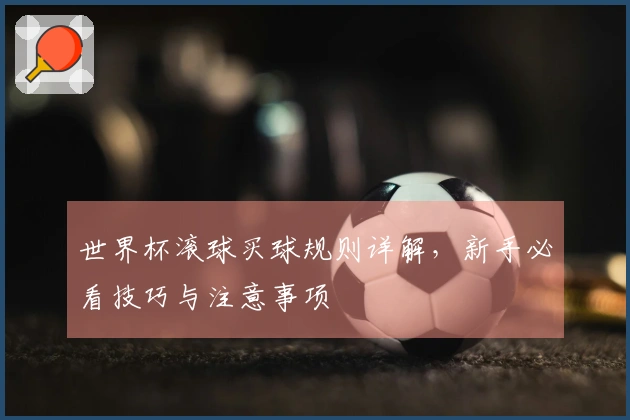 世界杯滚球买球规则详解，新手必看技巧与注意事项